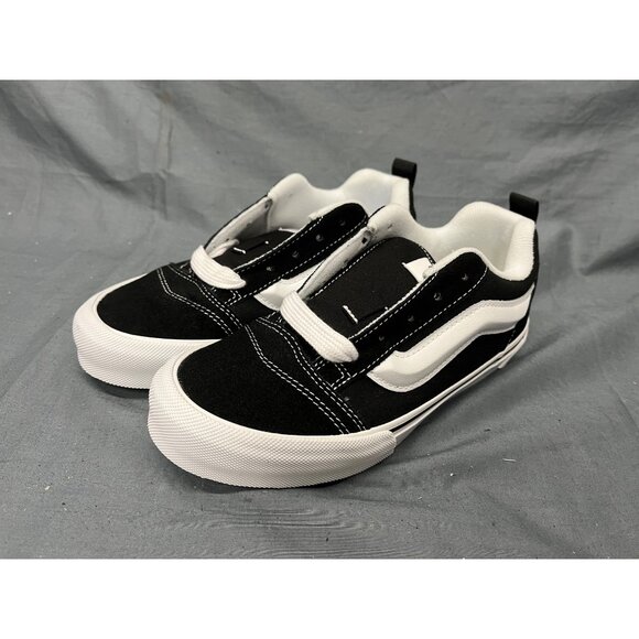 Vans  Knu School Sneakers Toddler 3D Stripe Black White Size 8 NEW NO BOX! - Picture 4 of 11